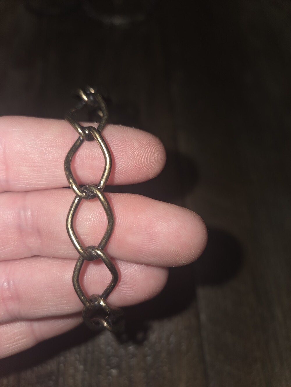 Vintage Brass Twisted Woven Bangle Bracelet